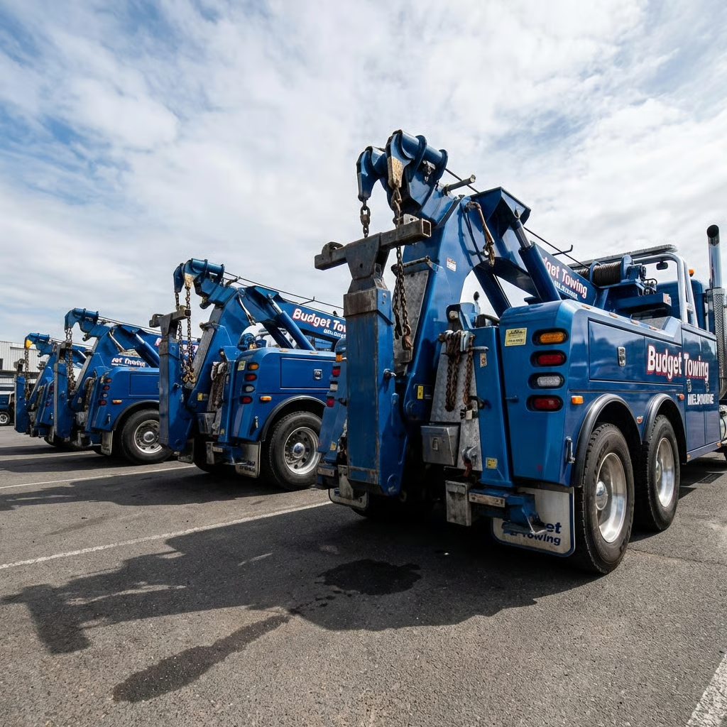 Any Car Towing Melbourne fleet of tow trucks